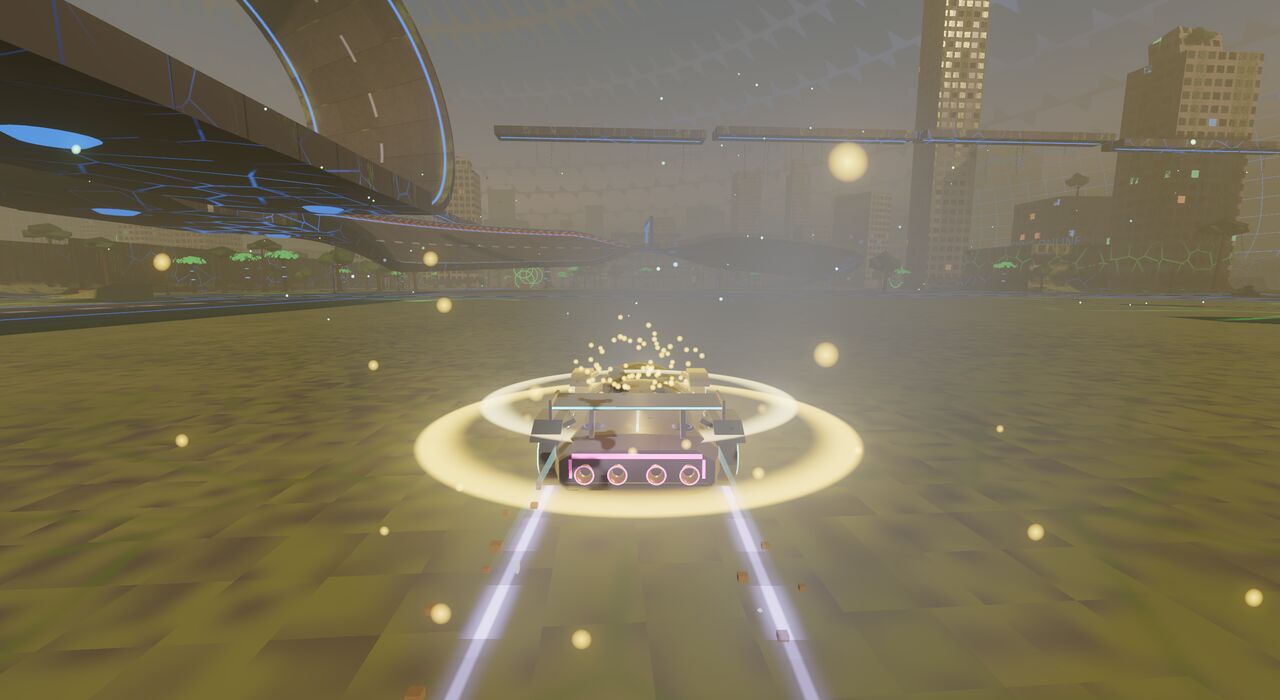 Air flowing back into the tanks after a perfect backflip